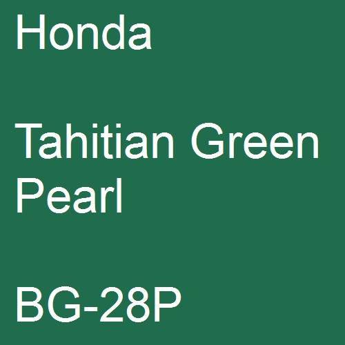 Honda, Tahitian Green Pearl, BG-28P.